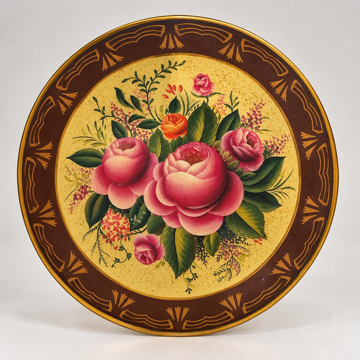 Dúo de Platos Florales Vintage – Home Interiors & Gifts (HOMCO)