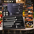 Juego de 6 Cuchillos de Cocina Lucky – LK-MS10