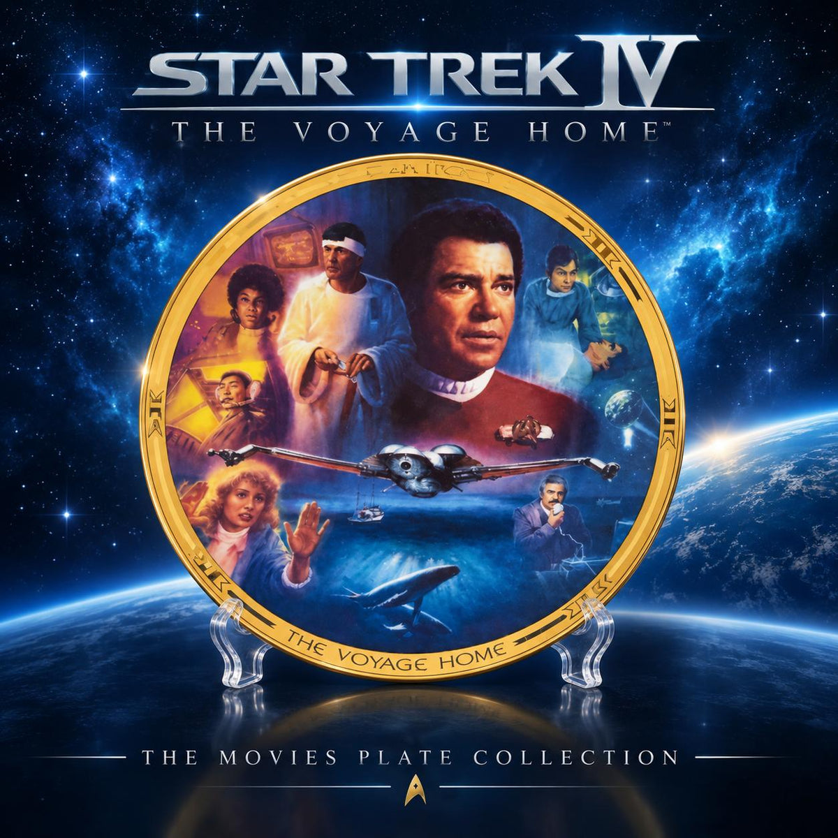 Star Trek IV: The Voyage Home – Plato de la Colección The Movies – Hamilton Collection