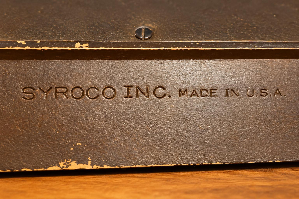 Cuadro Vintage Syroco Inc. 3D – Locomotora de Vapor (Steam Locomotive) – Original EUA
