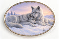Platos de Porcelana Fina Coleccionables de Lobos – Edición Especial Bradford Exchange