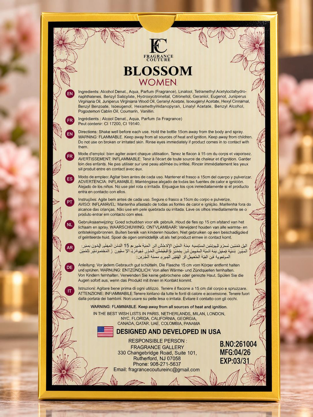Ella Blossom para Mujer