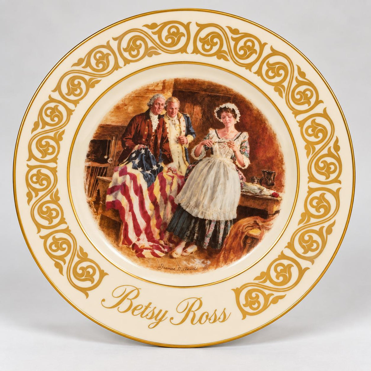 Platos Decorativos de porcelana fina vintage-Edicion Limitada