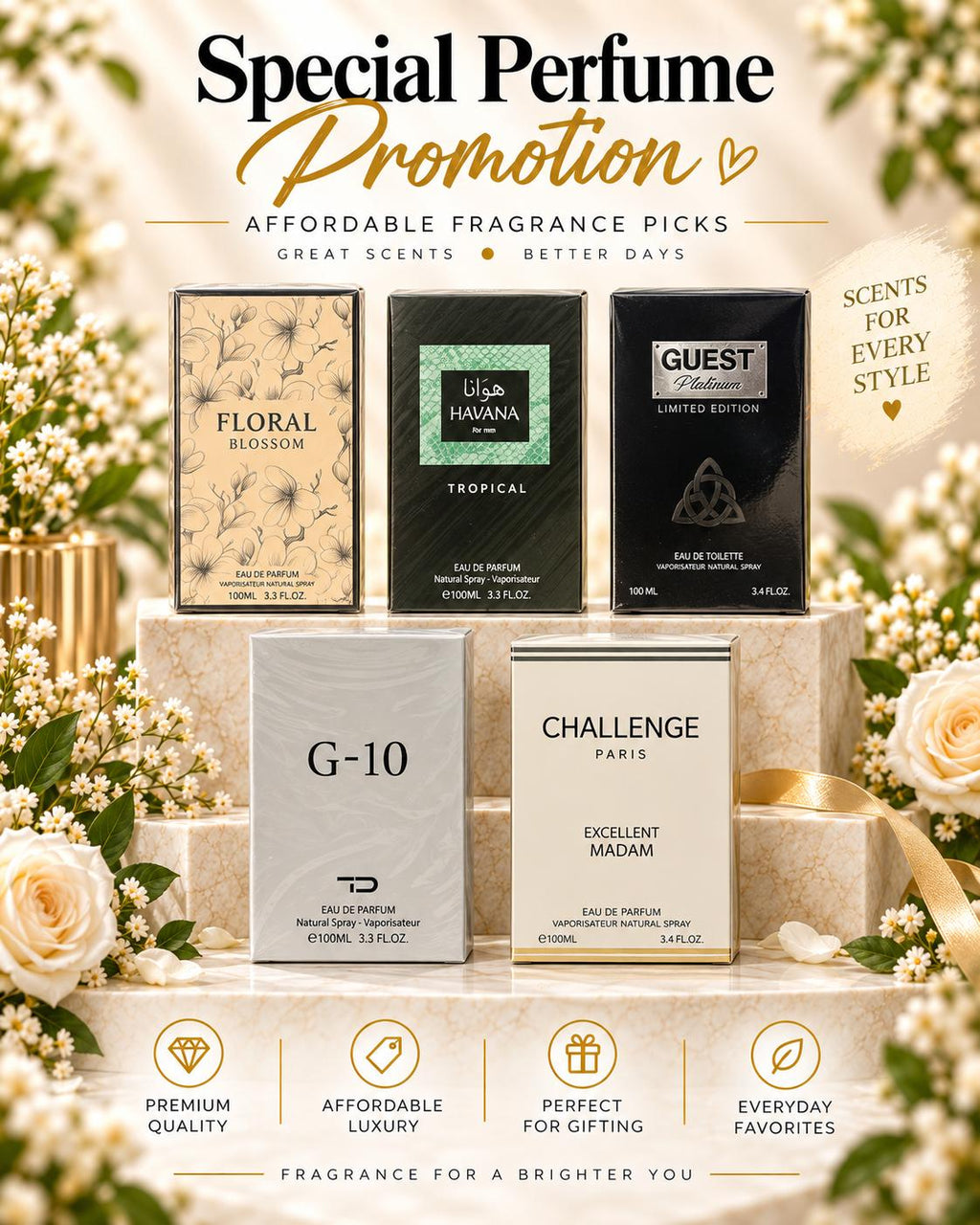 Promoción Especial de Perfumes – Colección de Fragancias