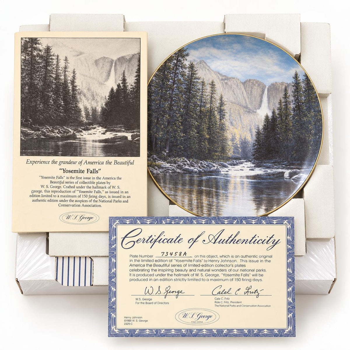 Set Completo de 7 Platos de Colección “America the Beautiful” de Harry Johnson – W.S. George