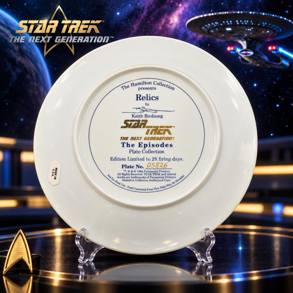 Star Trek: The Next Generation – Colección de Platos The Episodes – Set de 4 con Certificados