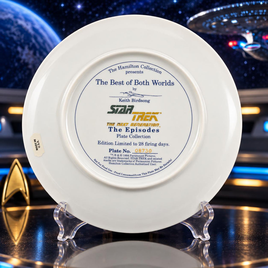 Star Trek: The Next Generation – Colección de Platos The Episodes – Set de 4 con Certificados